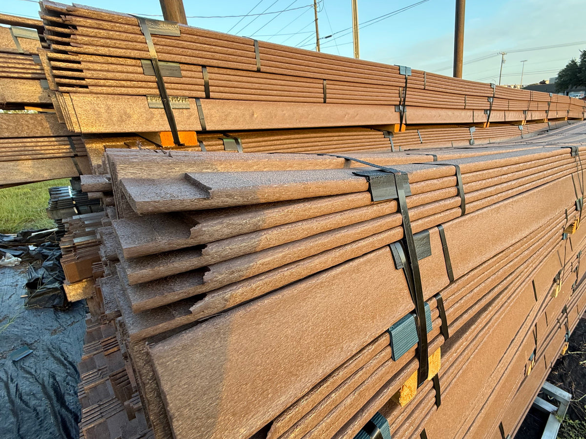 1x4 Textured Brown Bender Board