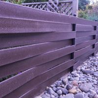 Purple fence