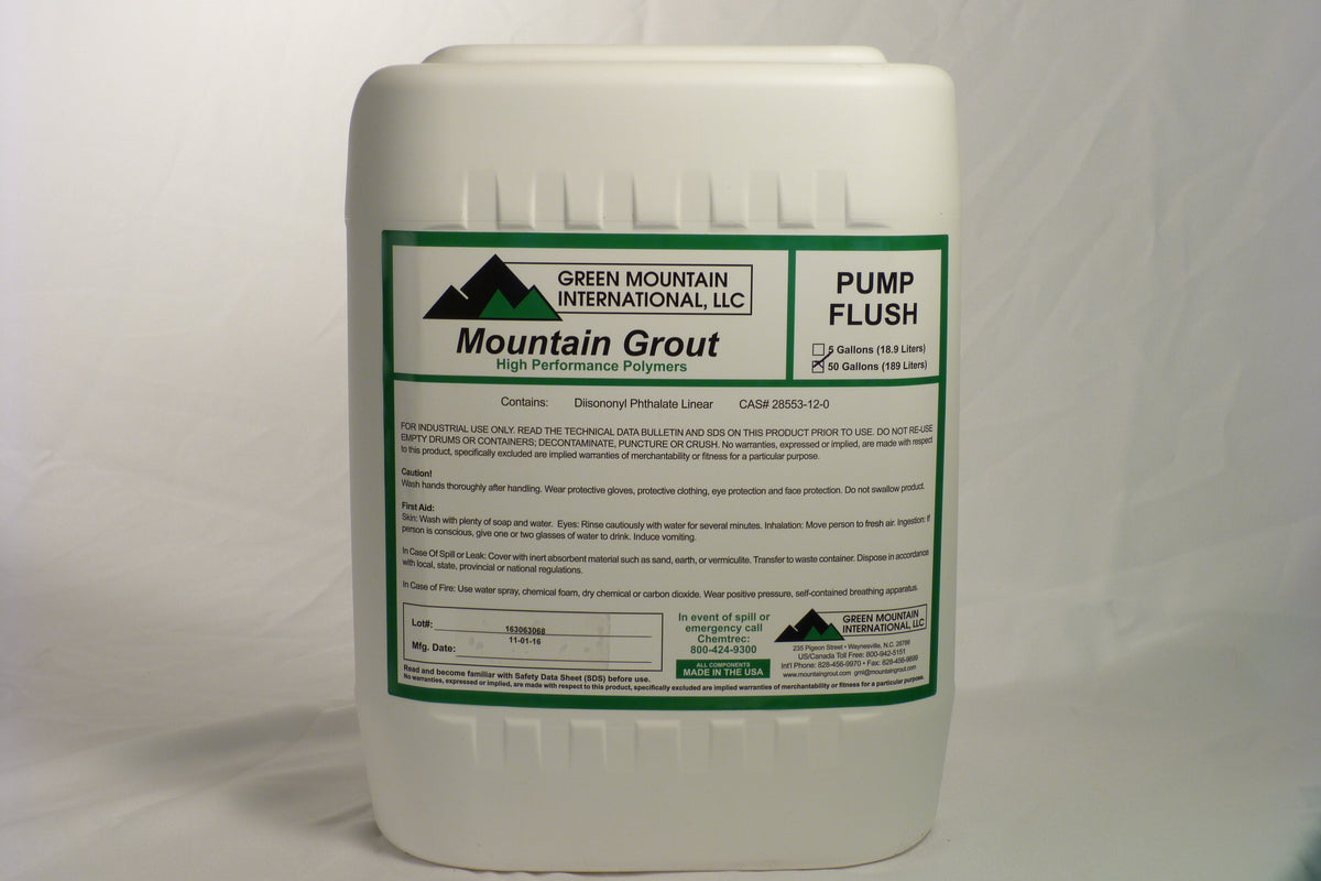 Mountain Grout - Pump Flush